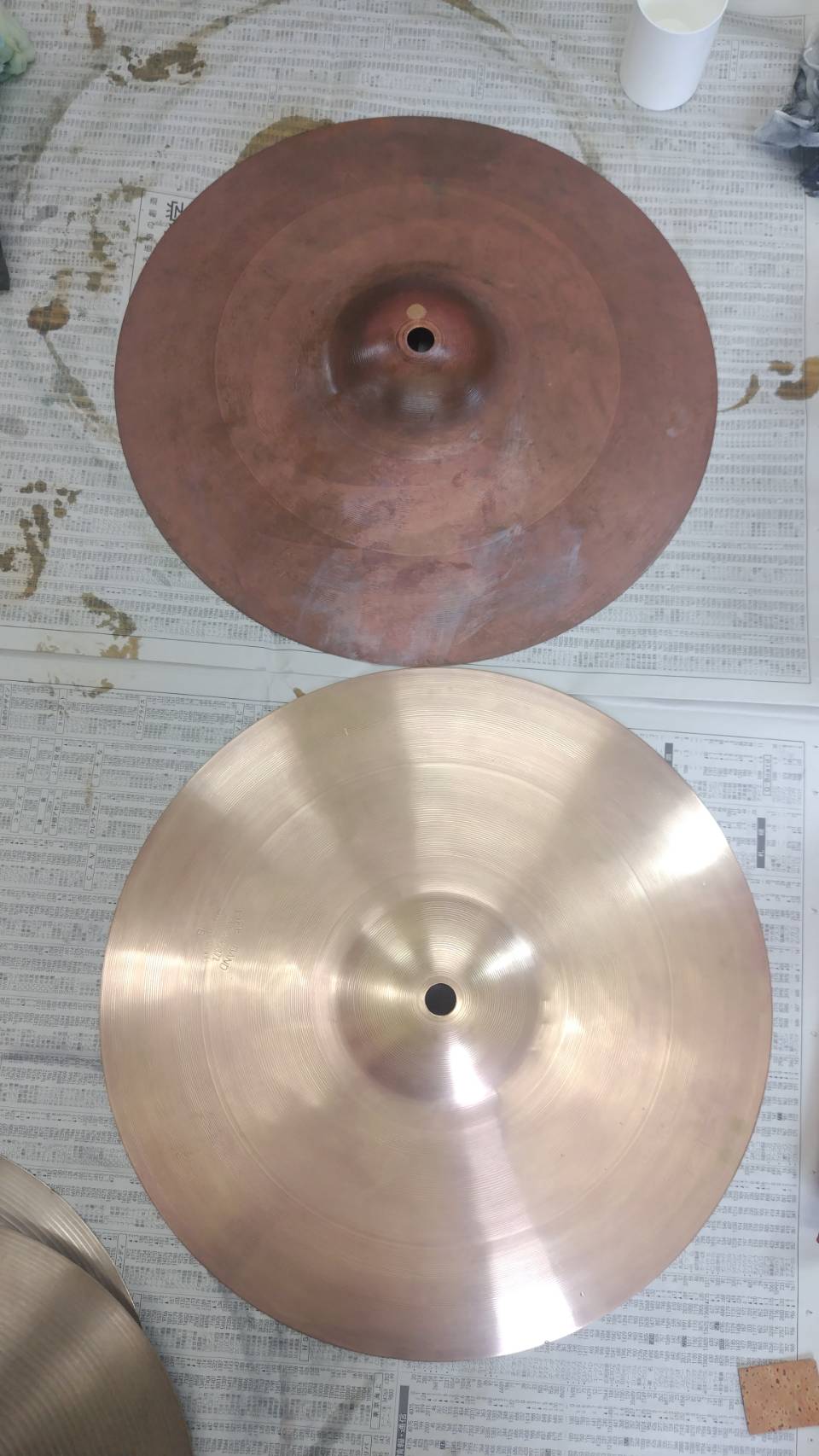 シンバル磨き例１