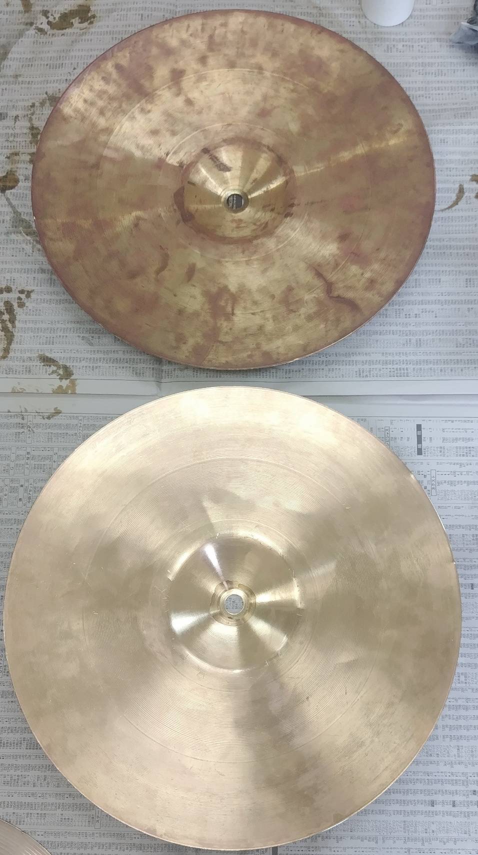 シンバル磨き例２